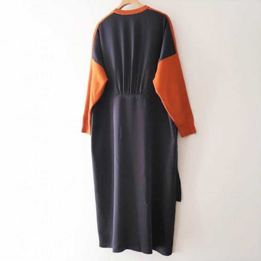 ENFOLD VENTO Knit Double Satin Combination Dress - image 6