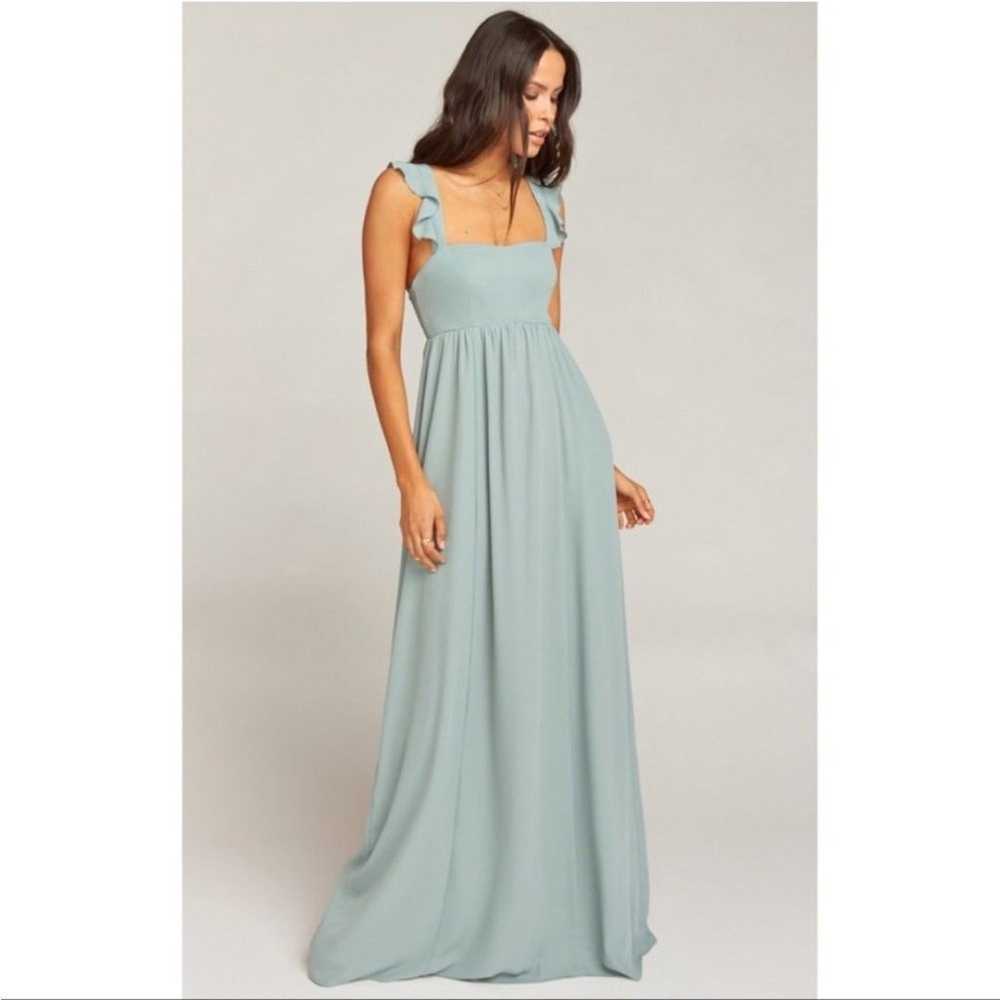 Show Me Your MuMu June Silver Sage Bridesmaid Max… - image 2