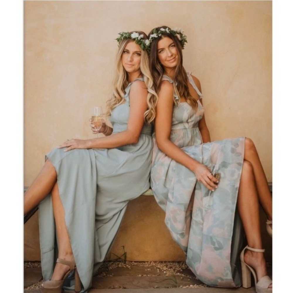 Show Me Your MuMu June Silver Sage Bridesmaid Max… - image 4