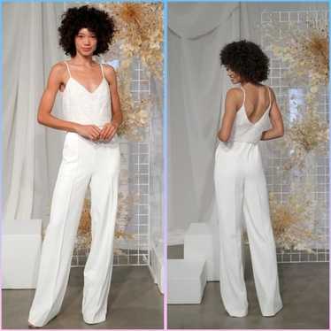 Amsale Little White Dress Jumpsuit - image 1