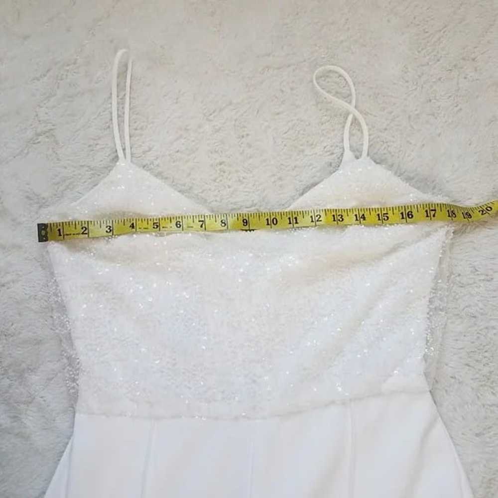 Amsale Little White Dress Jumpsuit - image 5