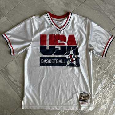 Mitchell & Ness Authentic Shooting Shirt Team USA… - image 1