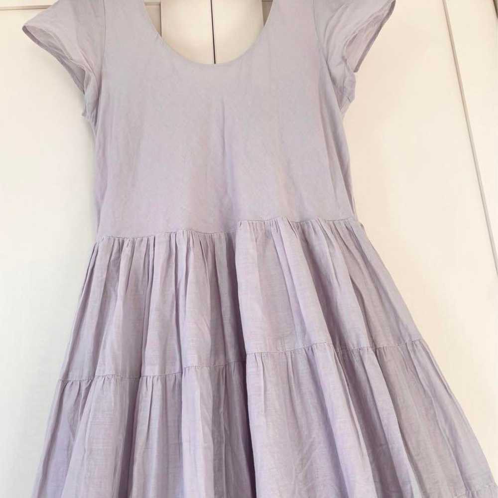 MARIHA Grassland Rainbow Dress Pale Lavender Nobl… - image 11