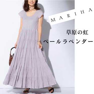 MARIHA Grassland Rainbow Dress Pale Lavender Nobl… - image 1