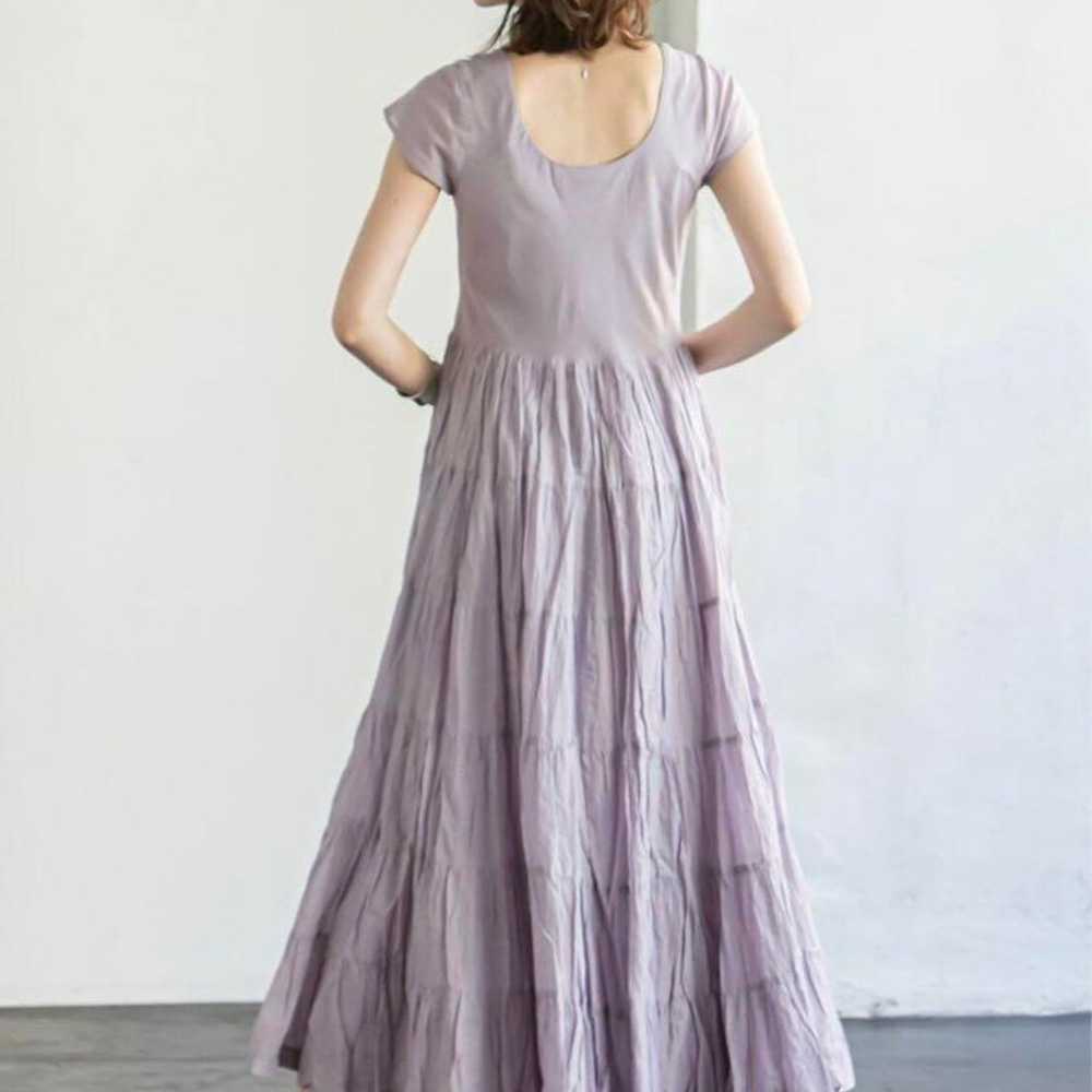 MARIHA Grassland Rainbow Dress Pale Lavender Nobl… - image 3