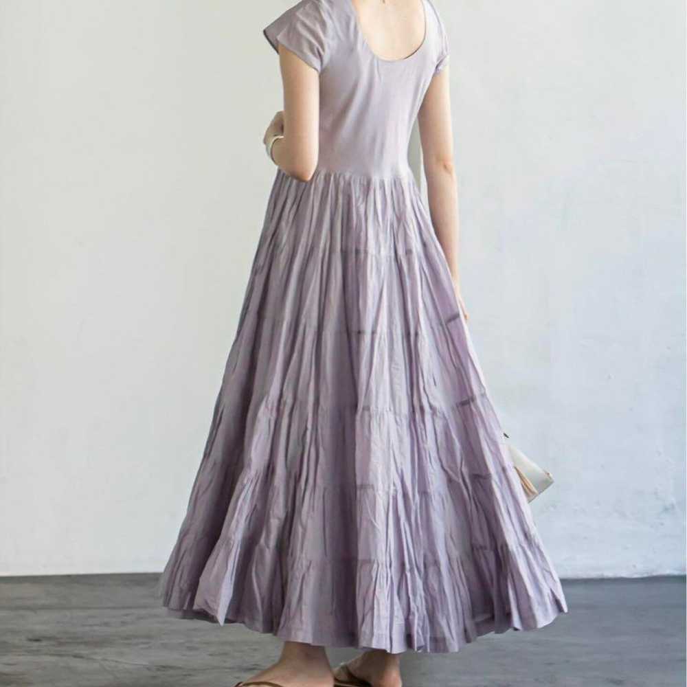 MARIHA Grassland Rainbow Dress Pale Lavender Nobl… - image 6