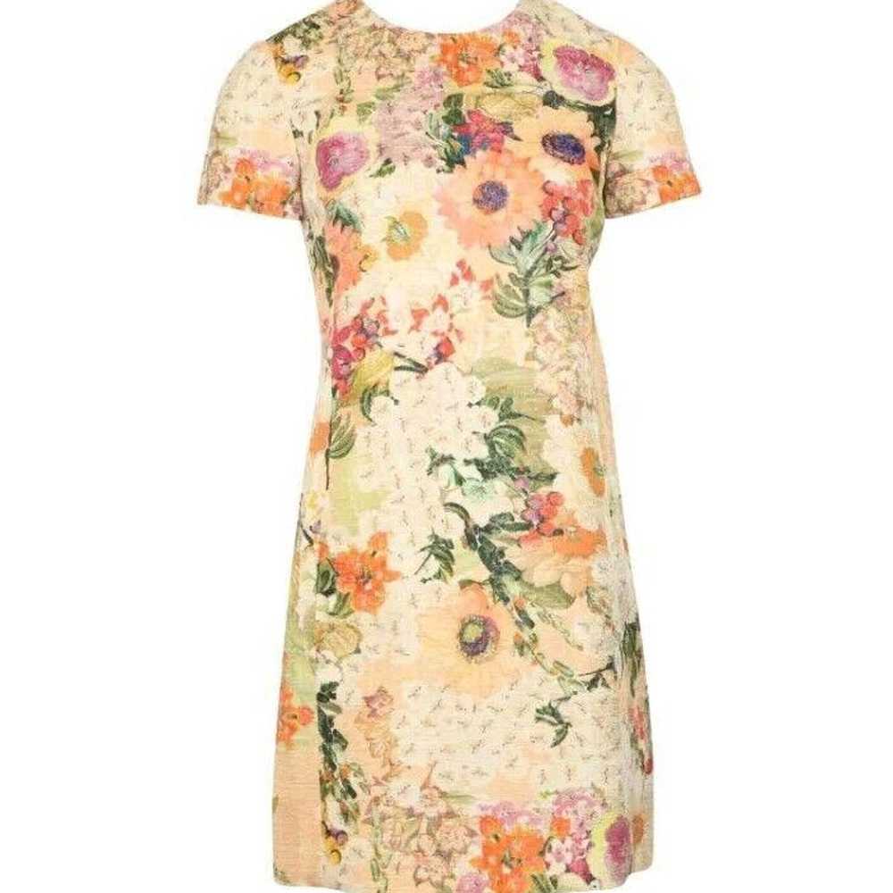 Tory Burch Kaley Garden Dress Size 8 Floral Print… - image 1