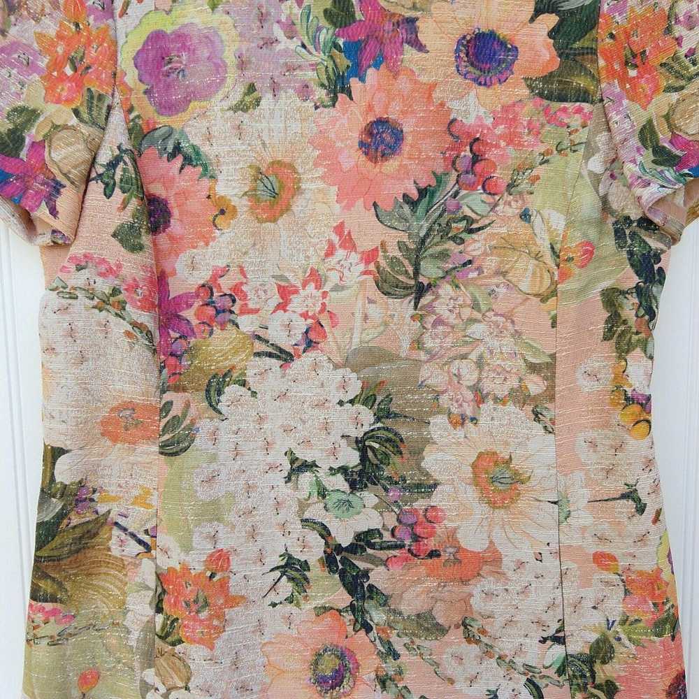 Tory Burch Kaley Garden Dress Size 8 Floral Print… - image 9