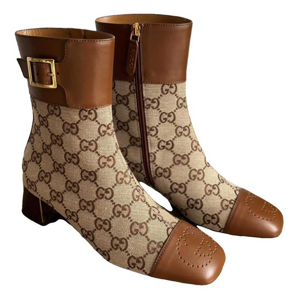 Gucci Cloth ankle boots - image 1