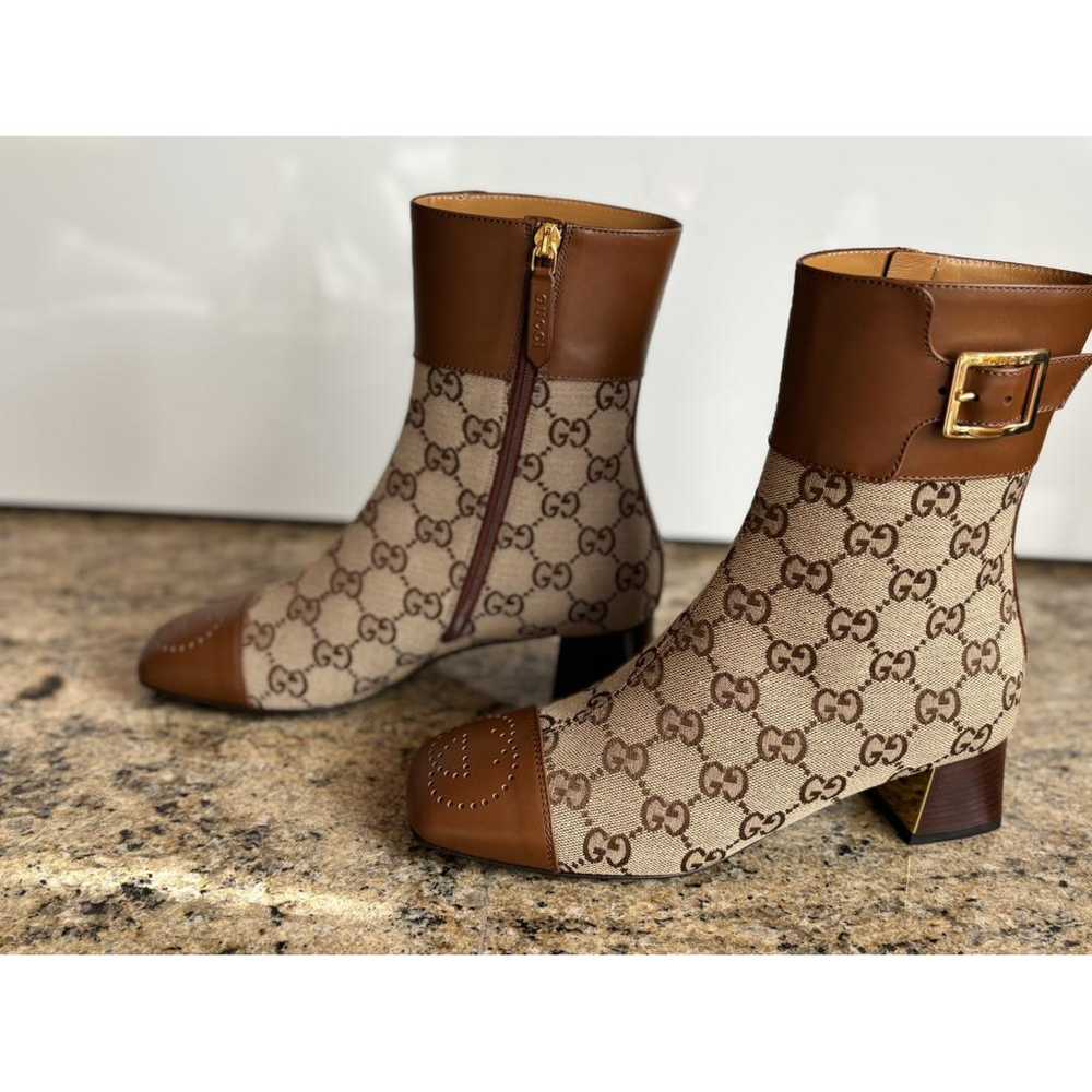 Gucci Cloth ankle boots - image 3