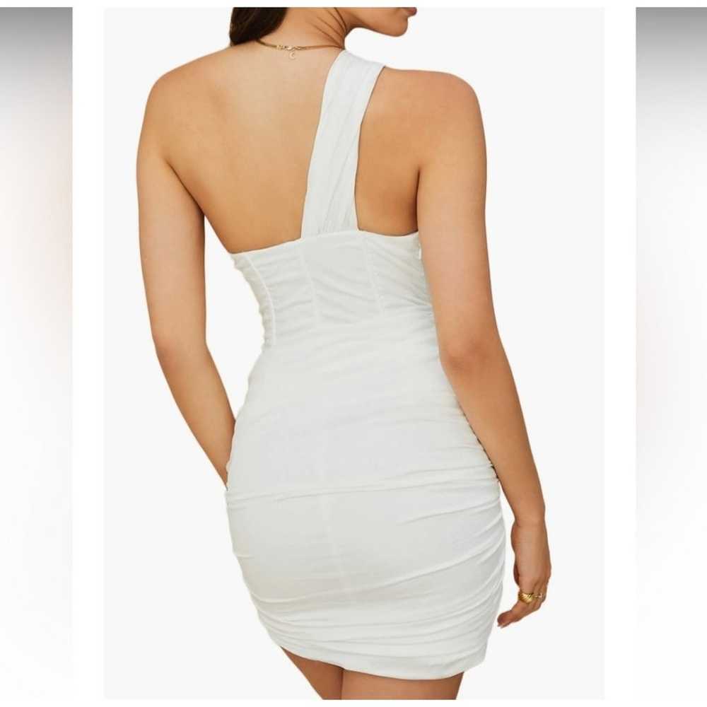 House of CB CLEMENTINE, WHITE CUT OUT MINI DRESS.… - image 5