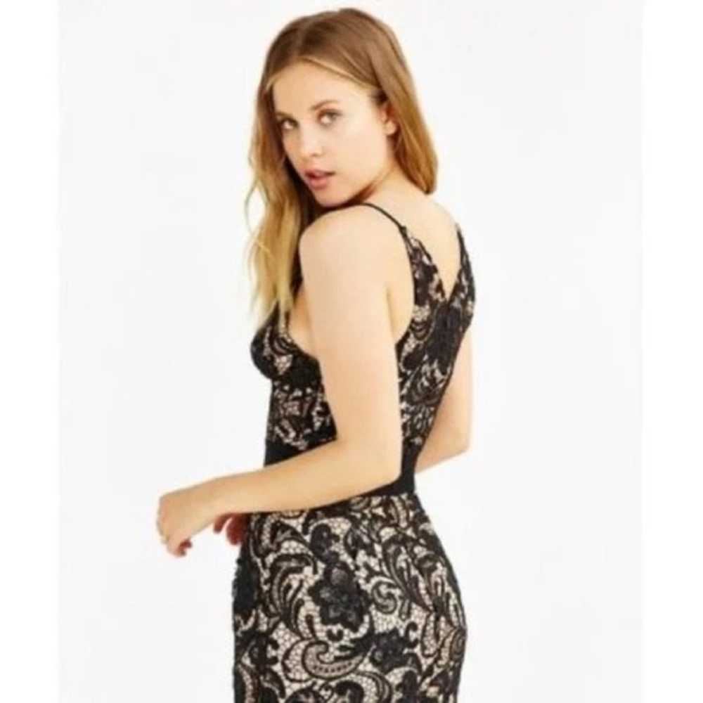 Dress the Population Black Ava Lace Dress Size L - image 2