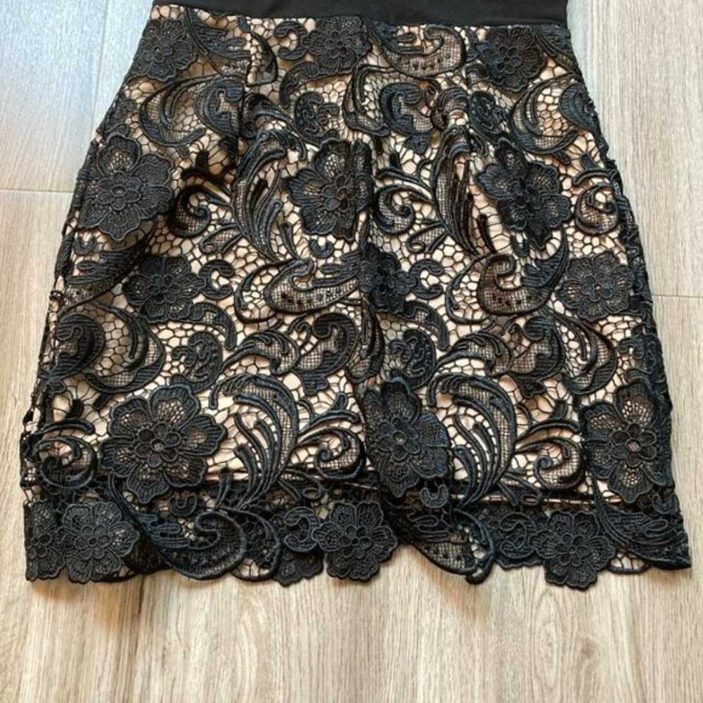 Dress the Population Black Ava Lace Dress Size L - image 6