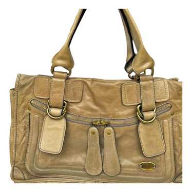 Chloé Bay Tote Bag Beige Leather y2k Chloe bay leather tote - Gem