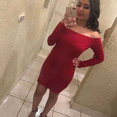 Fashion nova off the shoulder bodycon dress