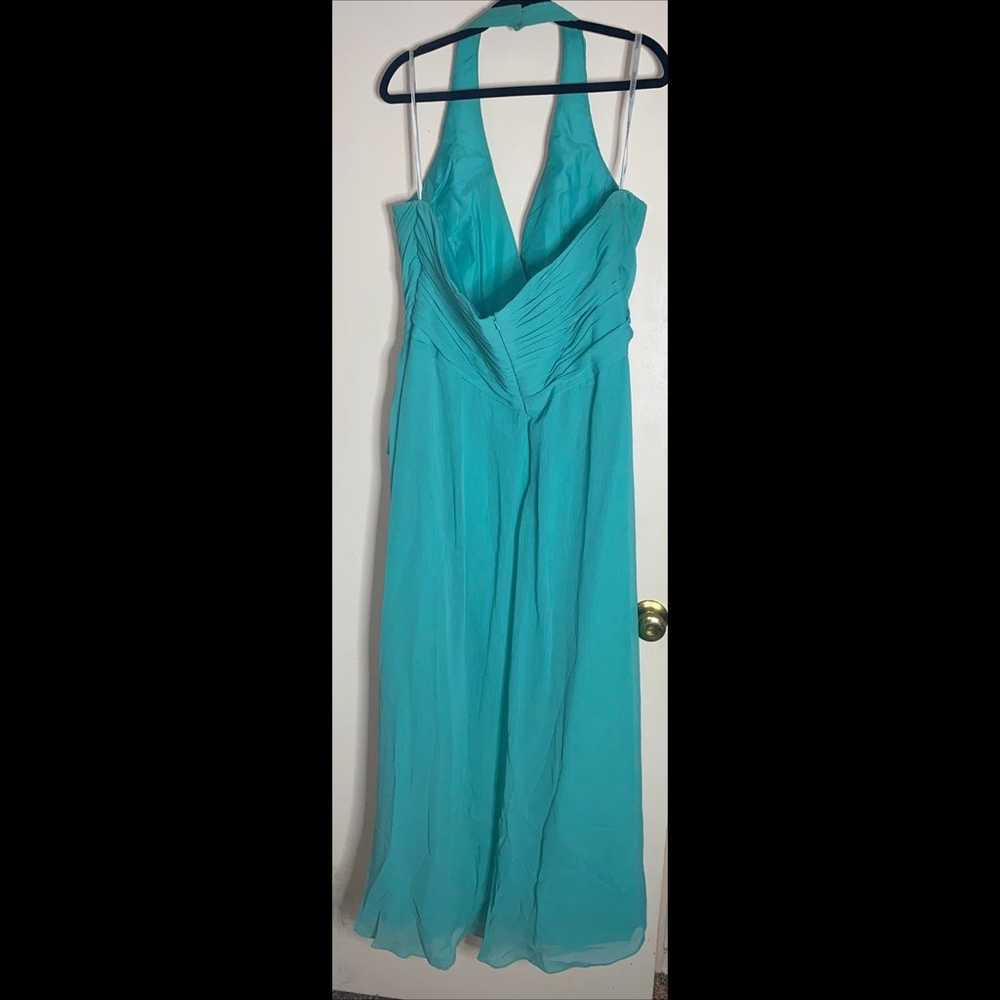 David’s Bridal Teal Blue Plus Size Bridesmaid Dre… - image 3