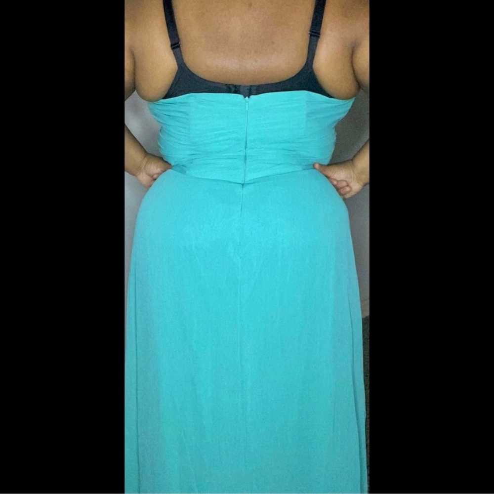 David’s Bridal Teal Blue Plus Size Bridesmaid Dre… - image 5