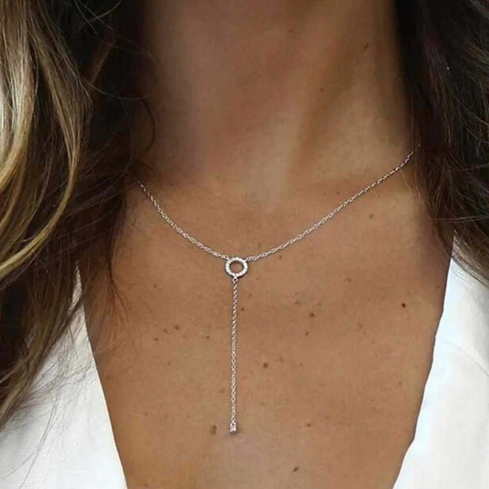 The GottaHave it Delicate Lariat necklace with cu… - image 1