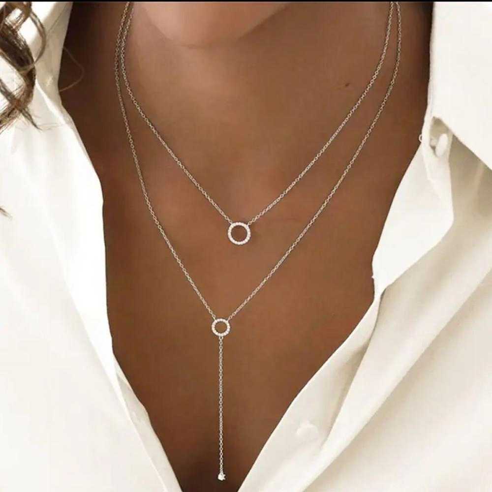 The GottaHave it Delicate Lariat necklace with cu… - image 7