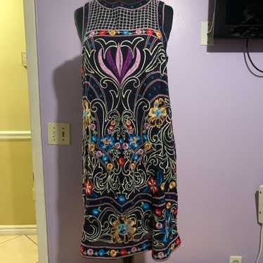 Maeve anthropologie kira embroidered dress