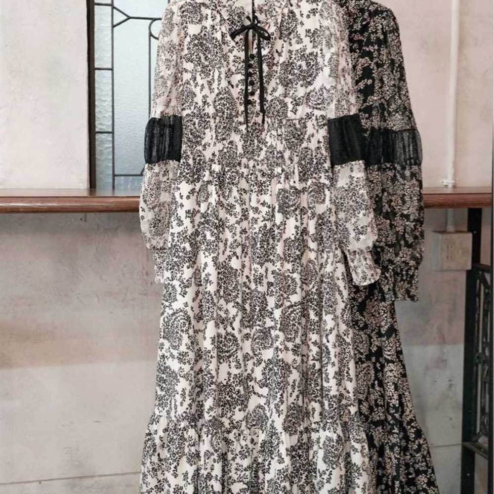 Herlipto Winter Floral Long-Sleeve Dress - image 2