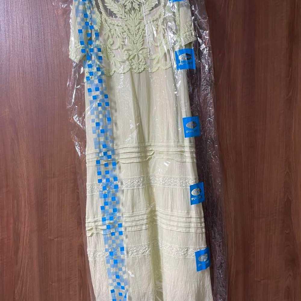 Ameri Vintage EMBROIDERY SHEER COTTON DRESS - image 10