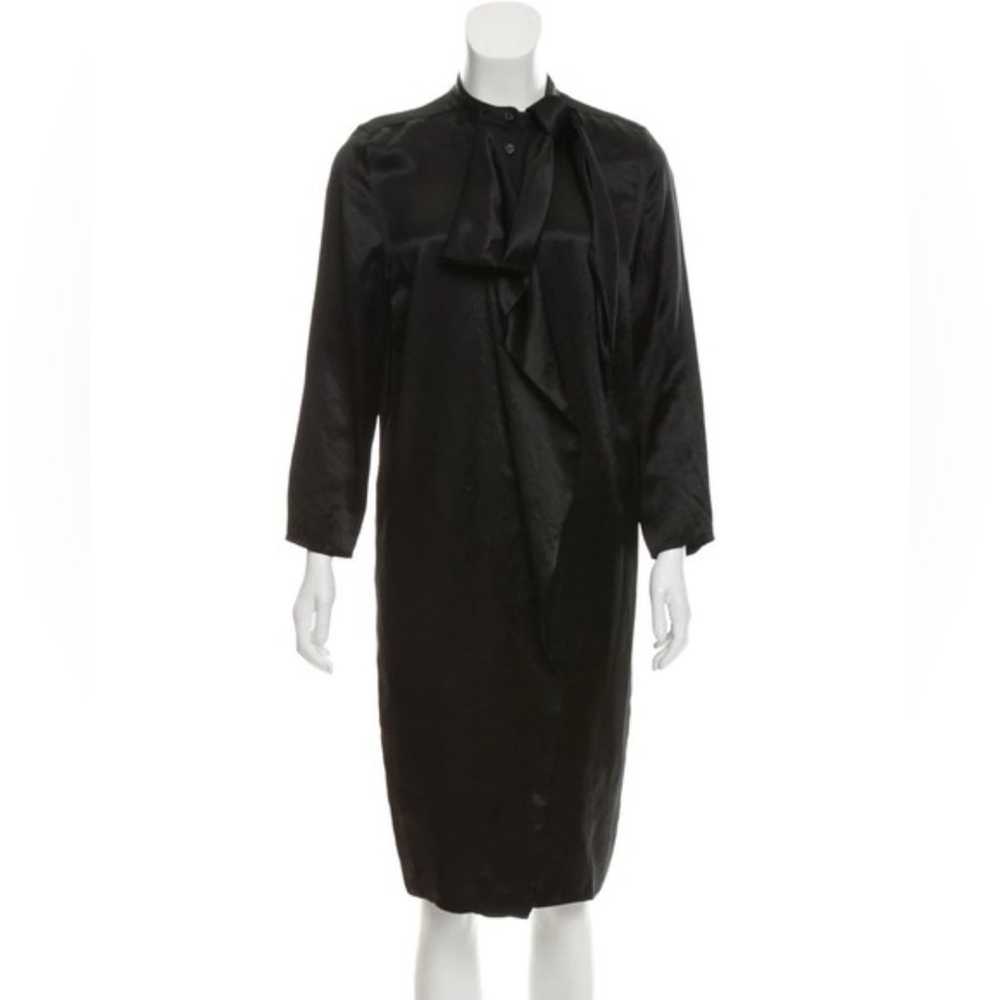 Acne Studios black satin knee length dress size 34 - image 7