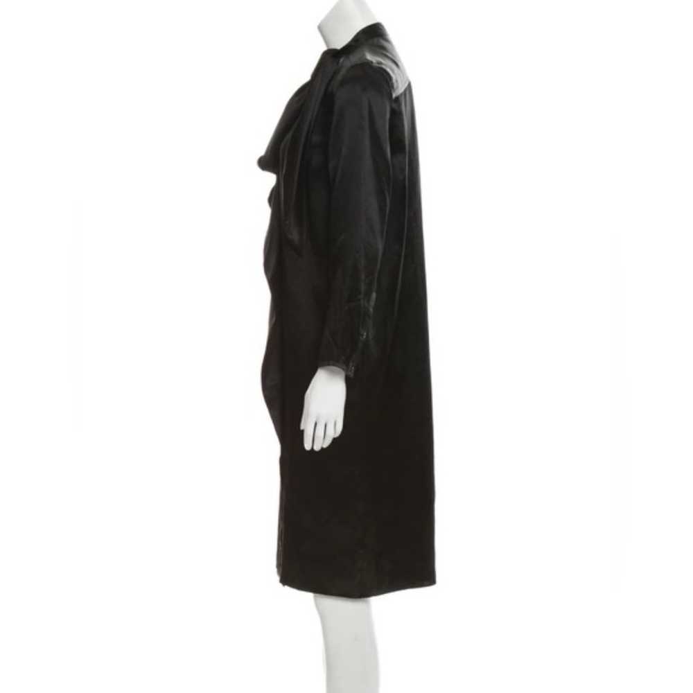 Acne Studios black satin knee length dress size 34 - image 8