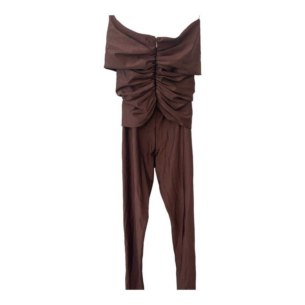 Ronny Kobo Delrey Strapless Cut Out Jumpsuit Cats… - image 11