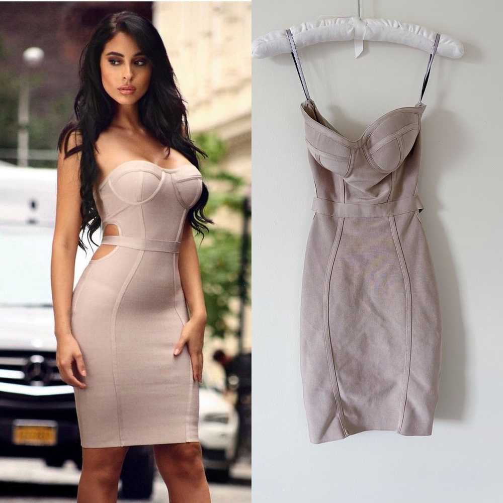 Miss Circle Bodycon Bandage Cut Out Open Back Dre… - image 1