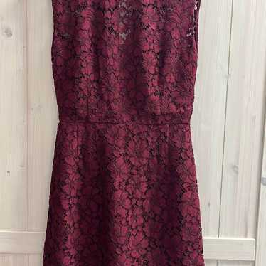 【Sandro】Burgundy Lace Dress