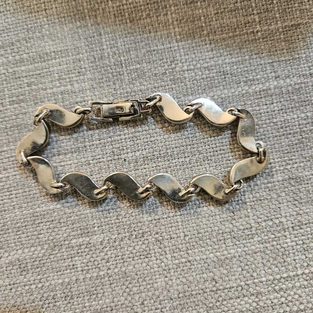 Vintage 925 Silver Bracelet - image 2