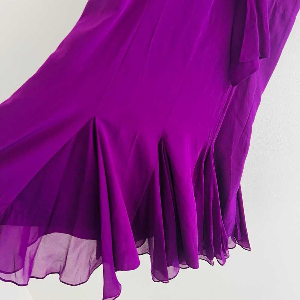 Cinq a Sept Annali Purple 100% Silk Mini Crepe Dr… - image 3