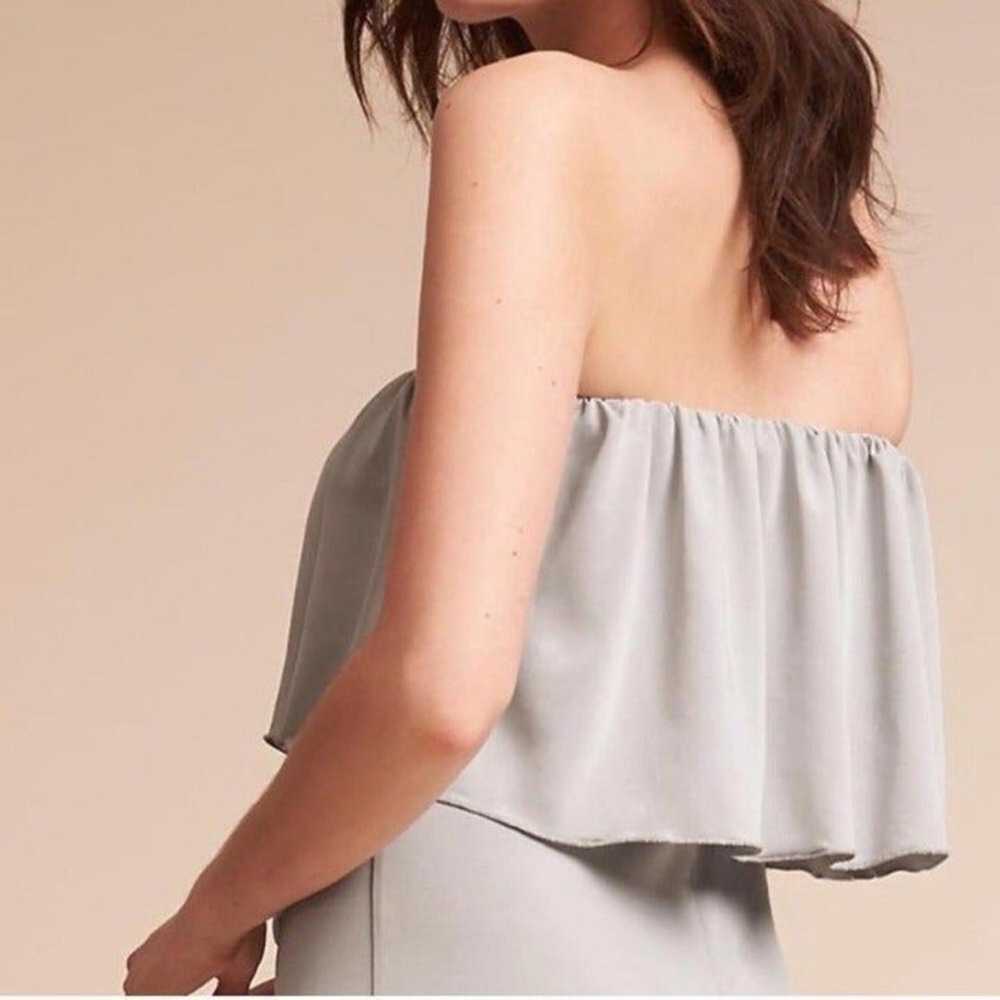 New BHLDN x TwoBirds Gray Ruffle Dress - image 4