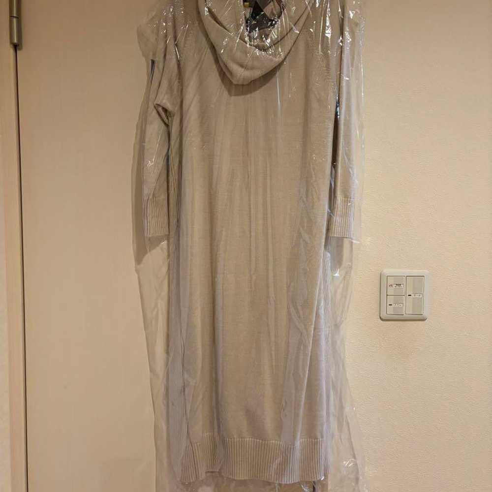 Blue Label Gray Hooded Long Dress - image 2