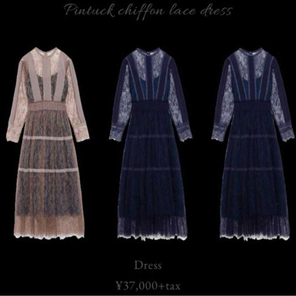 Pintuck chiffon lace one-piece dress ★ FRAY I.D - image 5