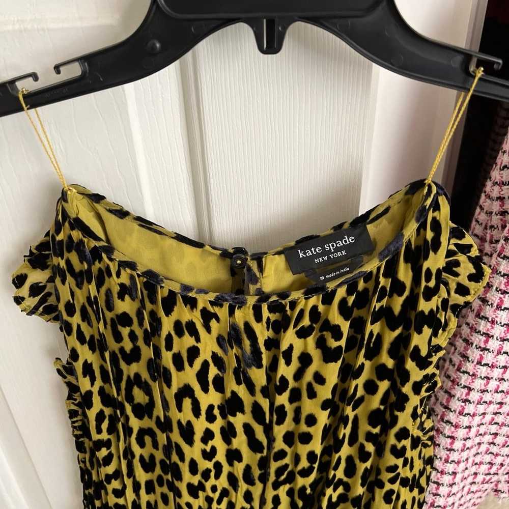 Kate Spade leopard print long dress - image 3