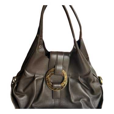 Bvlgari Chandra leather handbag