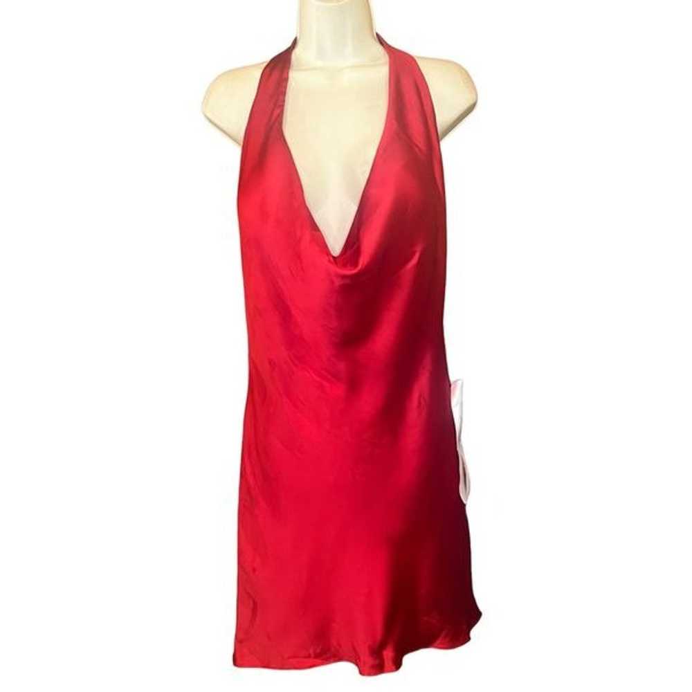 MAC DUGGAL 55300 Halter Mini Dress is Red NWOT Si… - image 2