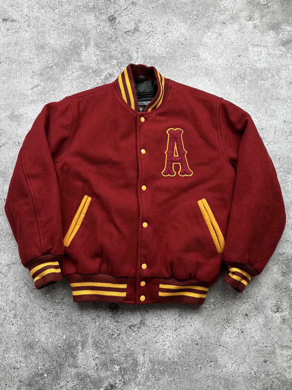 American College × Made In Usa × Varsity Jacket V… - image 1