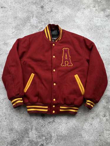 American College × Made In Usa × Varsity Jacket V… - image 1