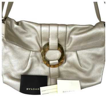 Bvlgari Chandra leather handbag