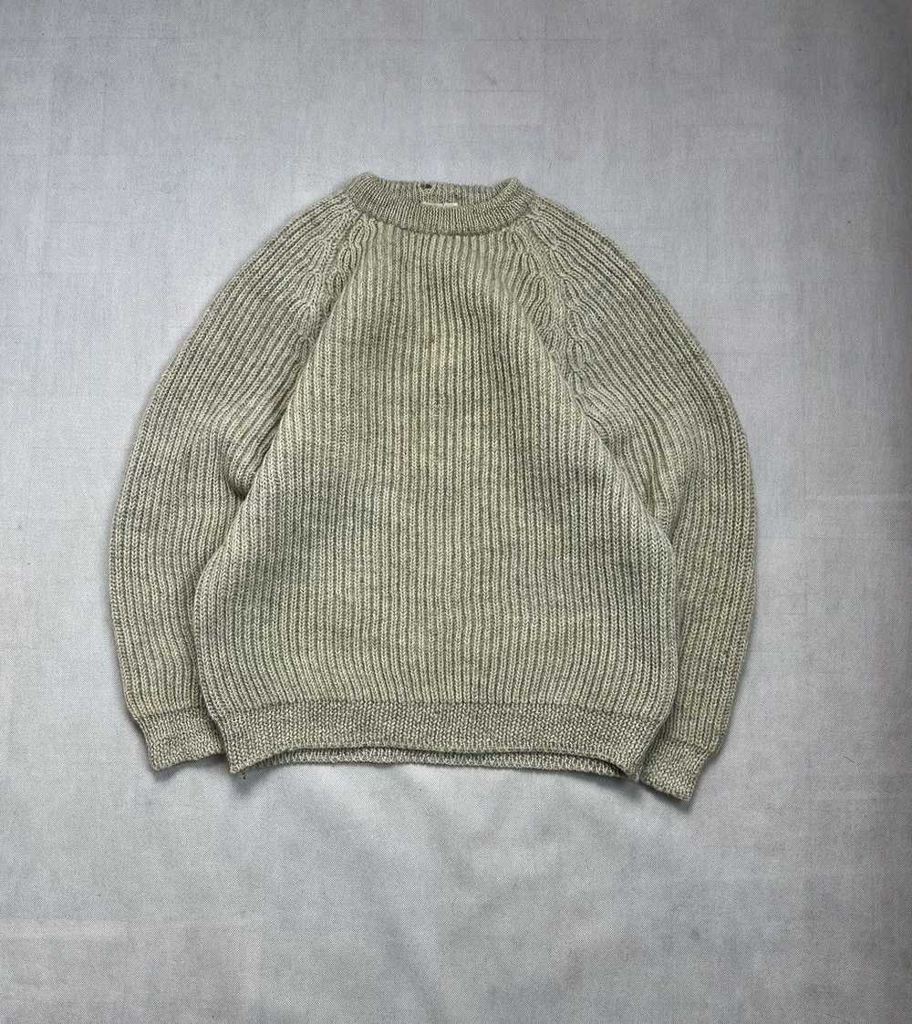 Rare × Vintage Heavy Sweater 100% Pure New Wool v… - image 1