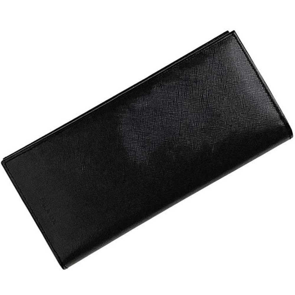 Prada Prada Bi-fold Long Wallet f-21482 Black NER… - image 1