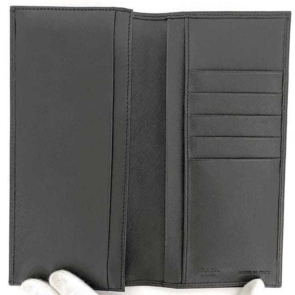 Prada Prada Bi-fold Long Wallet f-21482 Black NER… - image 5