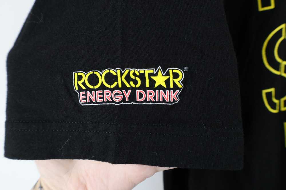 Vintage Rockstar Energy Drink Big Logo Short Slee… - image 4