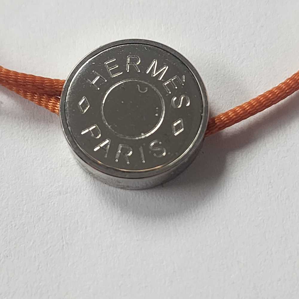 Hermes Hermes Clou de selle cord bracelet - image 9