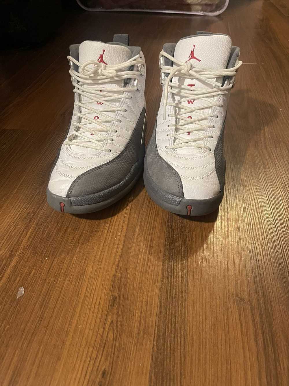 Jordan Brand × Nike White/Grey Jordan 12’s - image 3