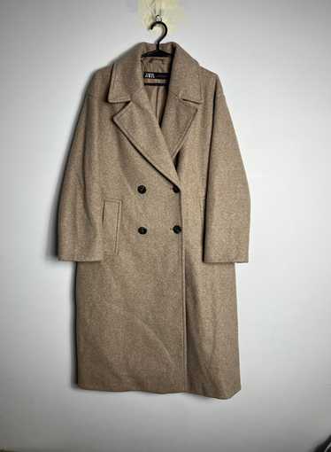 Zara Double-Breasted Coat Zara Women