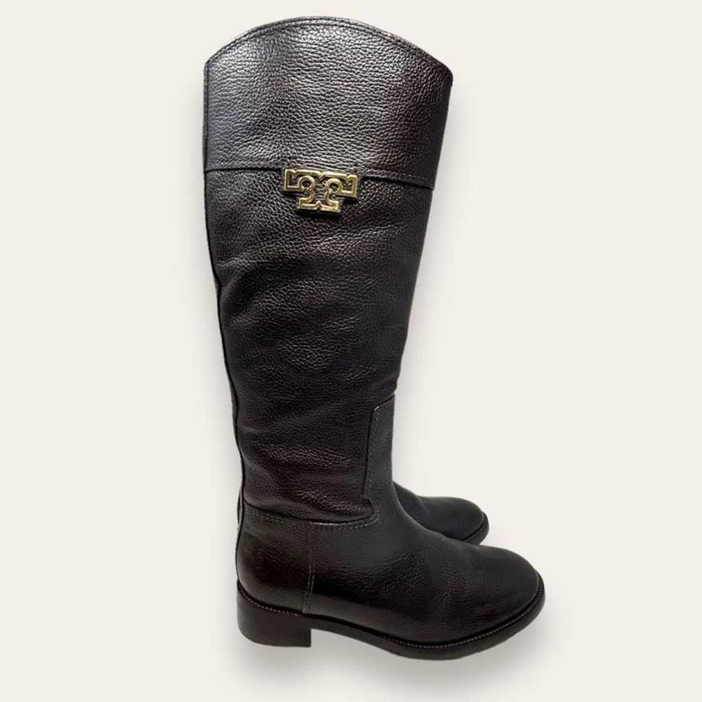 Tory Burch Leather riding boots - image 2